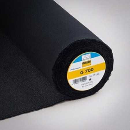 Vlieseline® G700 entoilage thermocollant 100% coton - Noir